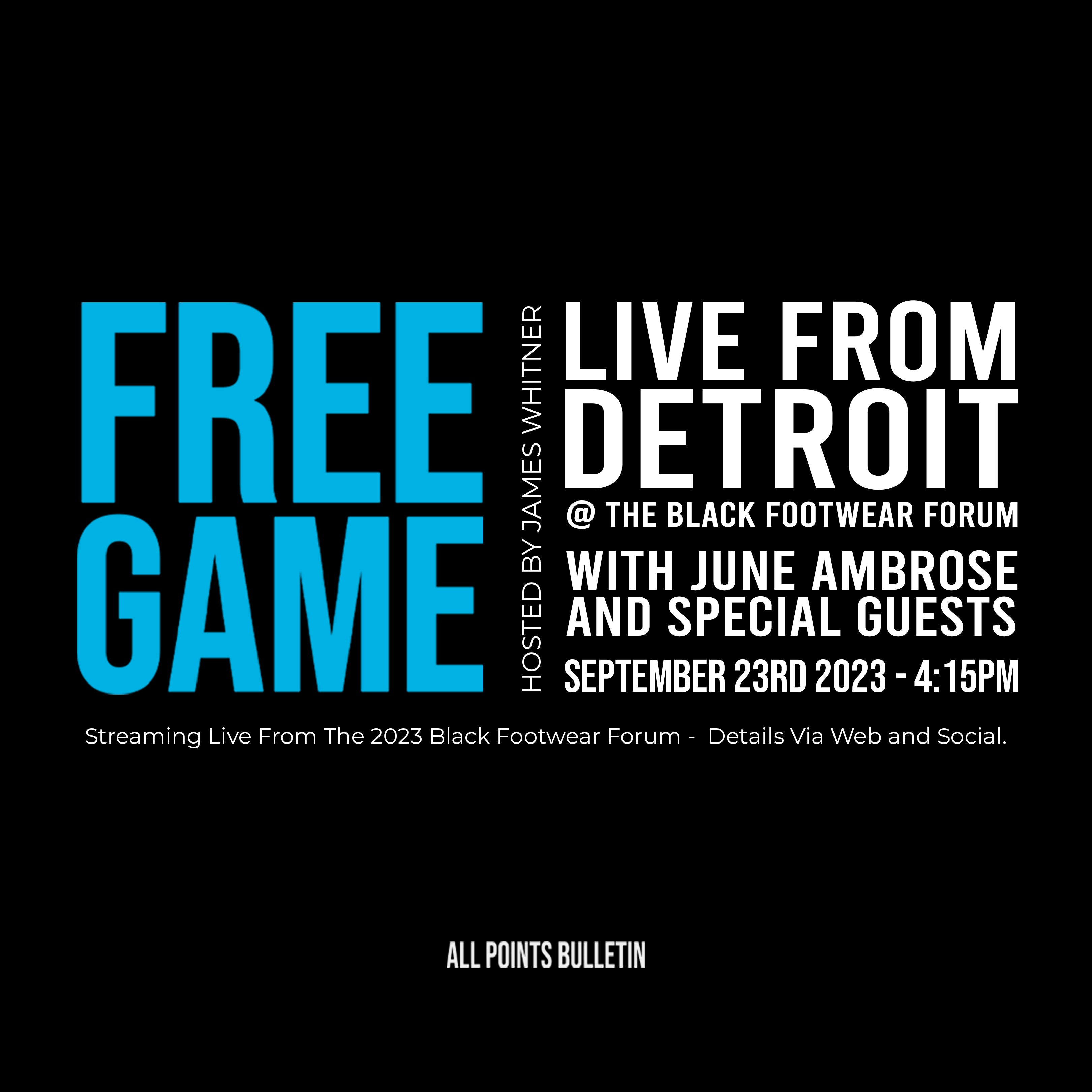 FREE GAME: LIVE FROM DETROIT