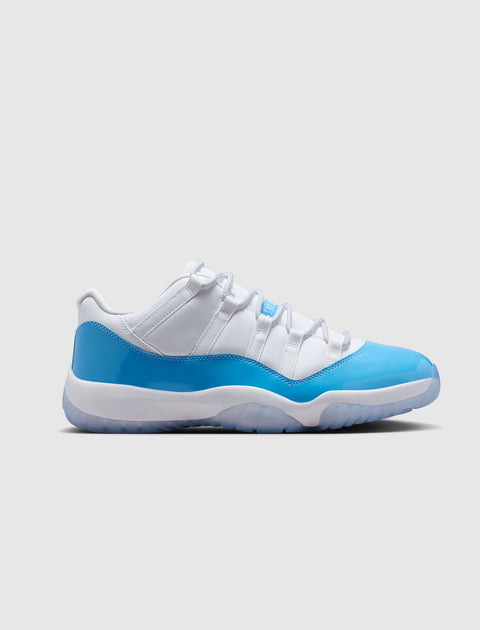 AIR JORDAN 11 RETRO LOW "WHITE/UNIVERSITY BLUE/BLACK"