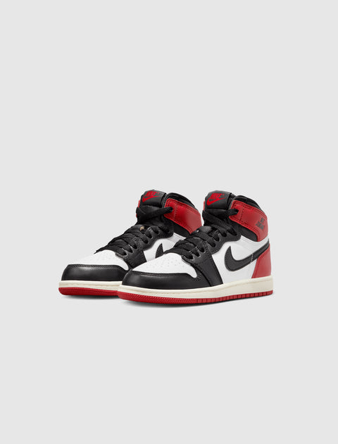 AIR JORDAN 1 RETRO HIGH OG "BLACK TOE REIMAGINED" PS