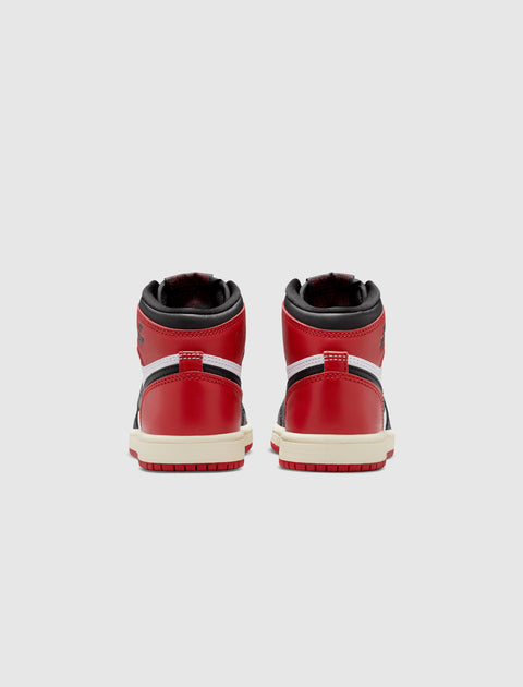 AIR JORDAN 1 RETRO HIGH OG "BLACK TOE REIMAGINED" PS