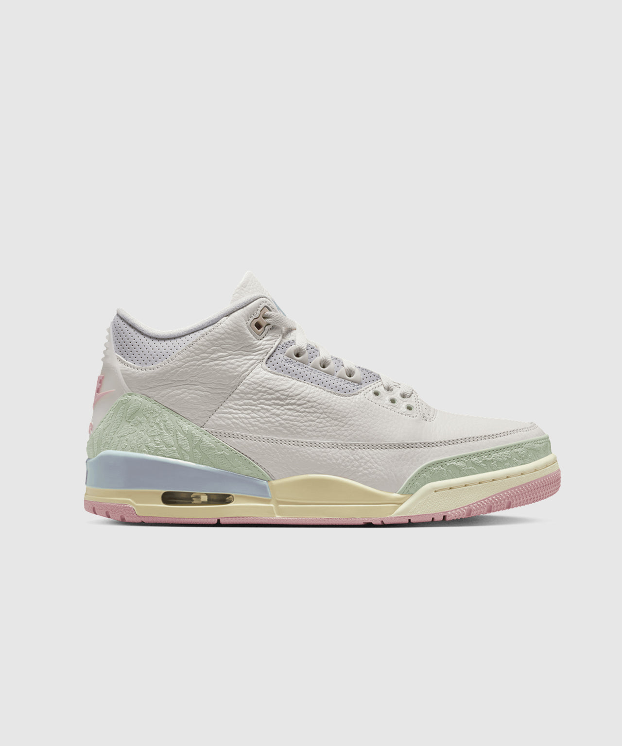 Nike Air Jordan half- top white/green leather sneakers JORDAN Air 1 Low SE IR7337 121 - Shiekh main image 4