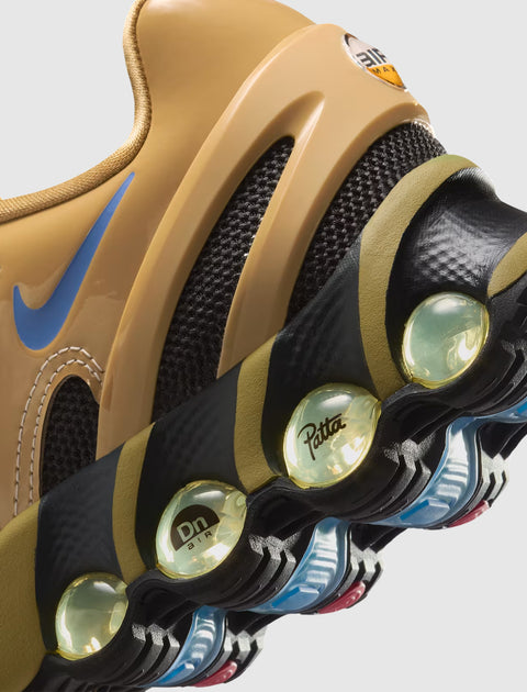PATTA X AIR MAX DN8 "CLUB GOLD/ GAME ROYAL/ METALLIC SILVER"