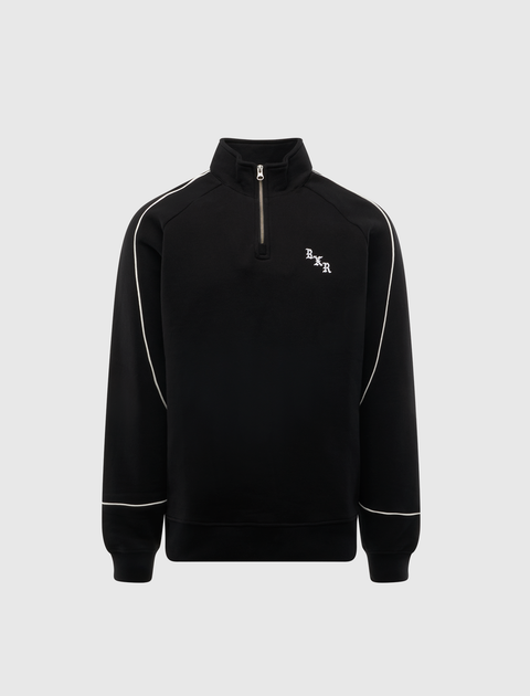 BXR PIPED QUARTER ZIP SWEATER