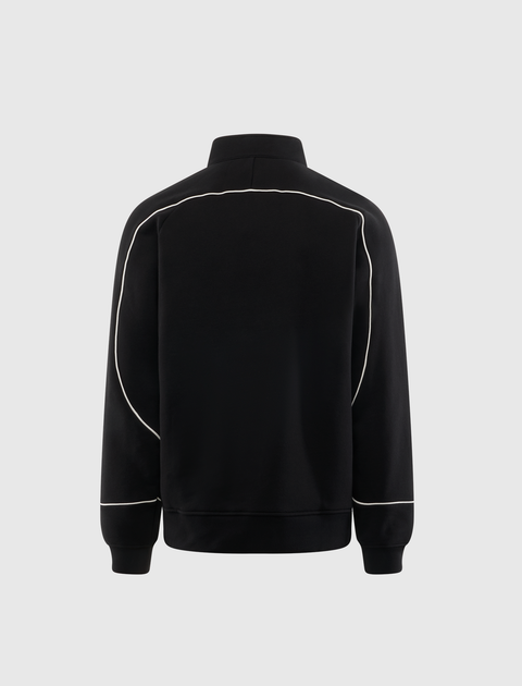 BXR PIPED QUARTER ZIP SWEATER