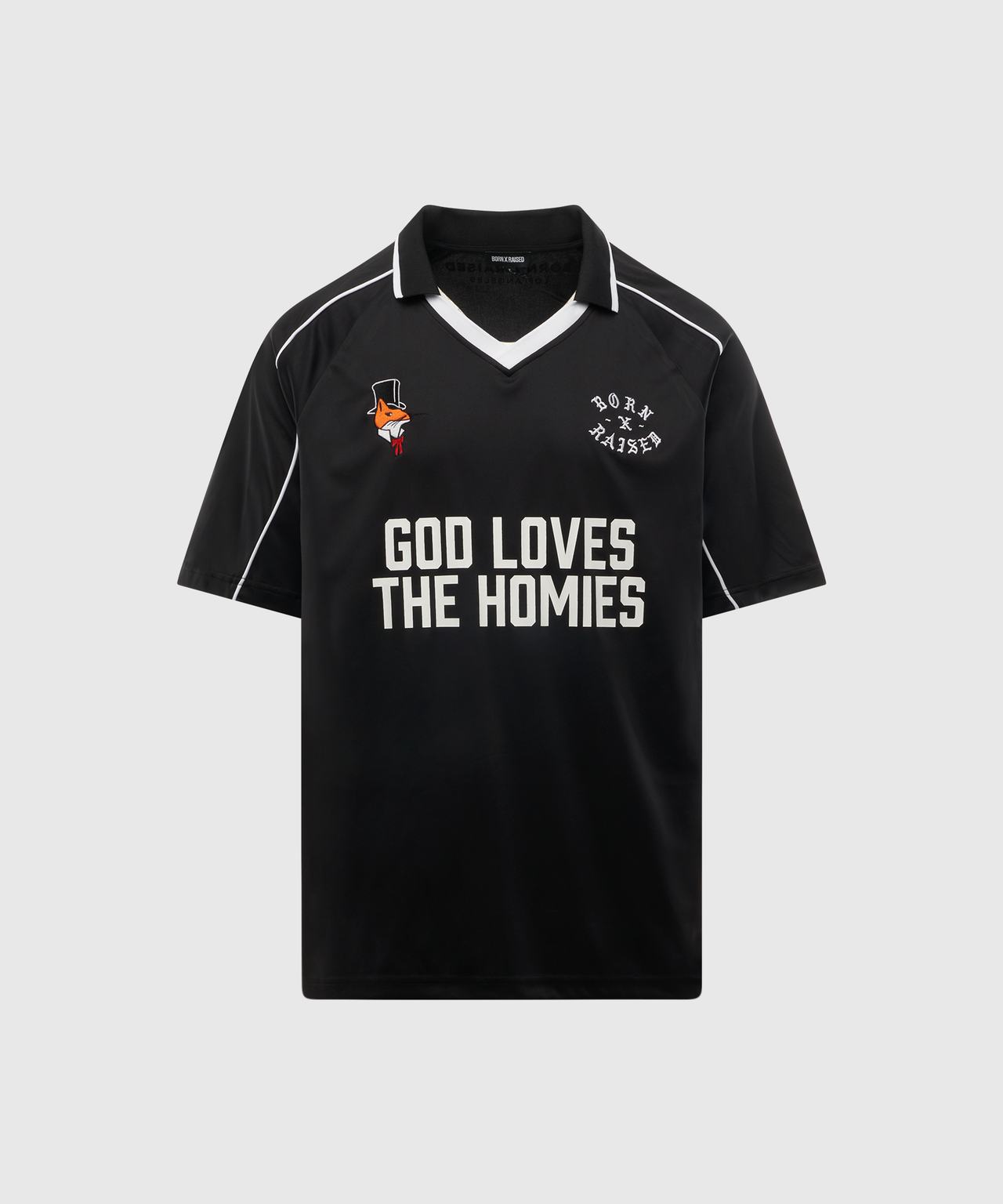 BORN X RAISED GOD LOVES THE HOMIES JERSEY – APB