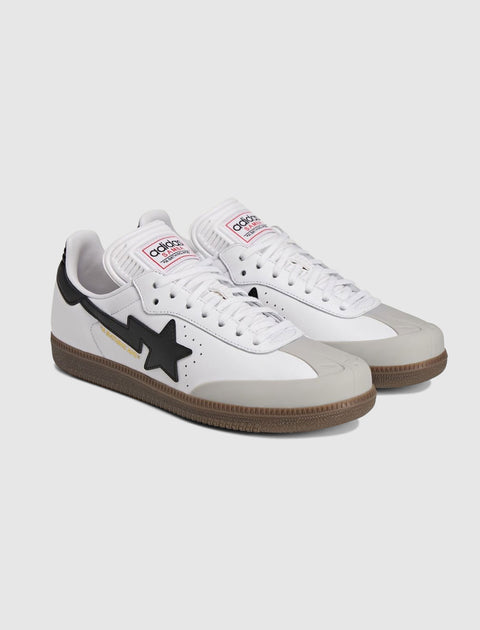 BAPE SAMBA "WHITE/BLACK"