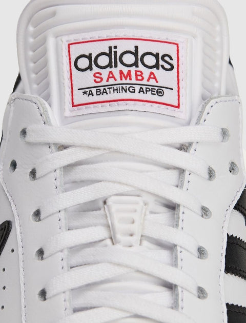 BAPE SAMBA "WHITE/BLACK"