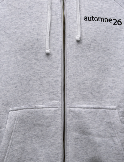 GRID ZIP HOODIE
