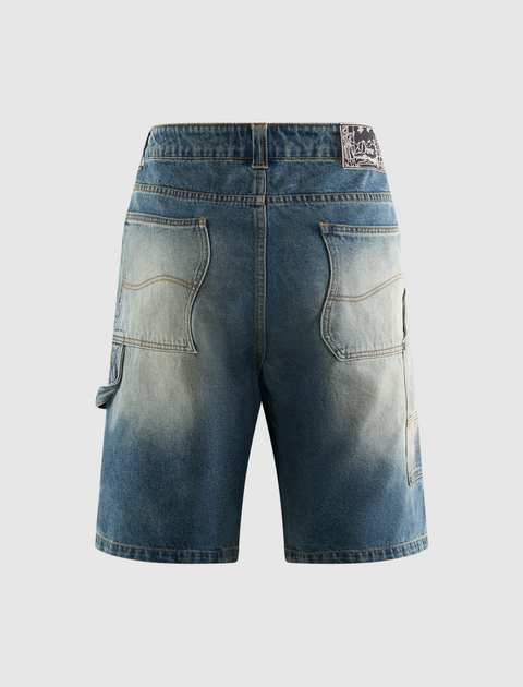 CARPENTER DENIM SHORT