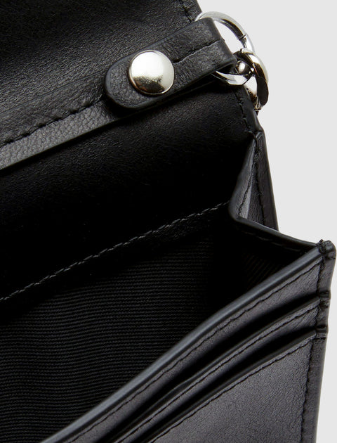 CHAIN LEATHER WALLET