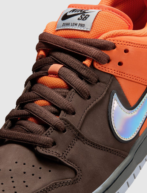 SB DUNK LOW PRO "SAFETY ORANGE/ WOLF GREY/ BAROQUE BROWN"