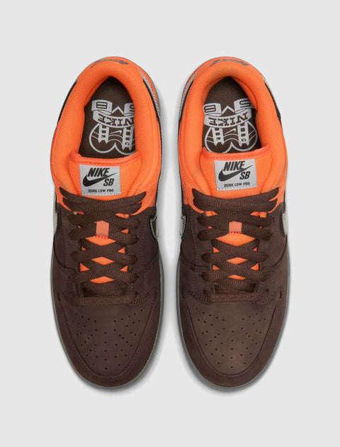 SB DUNK LOW PRO "SAFETY ORANGE/ WOLF GREY/ BAROQUE BROWN"