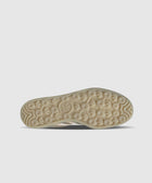 Cream patterned sneaker sole with circular grip and adidas logo on a light background