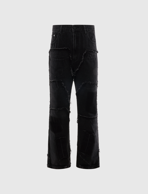 RECONSTRUCTED DENIM JEANS