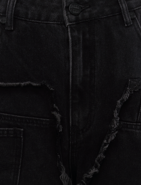 RECONSTRUCTED DENIM JEANS