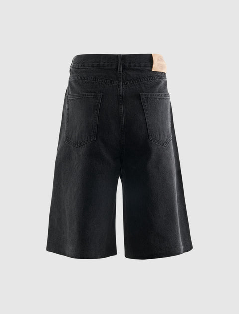 STUDDED DENIM SHORTS