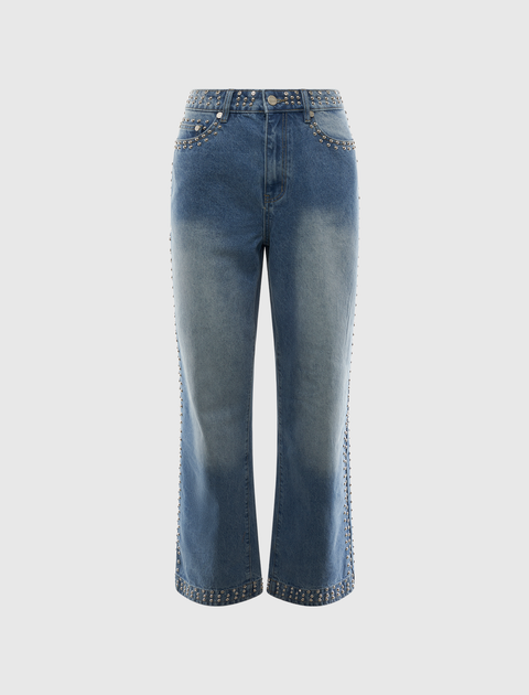 ORNAMENT DENIM JEANS