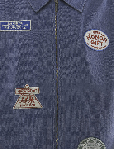 TWILL FULL ZIP SHIRT