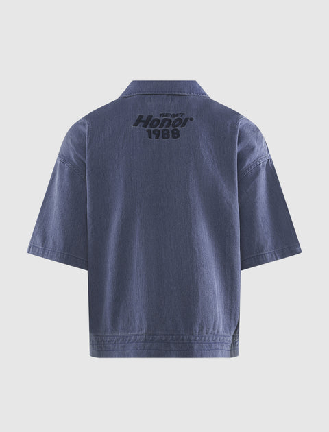 TWILL FULL ZIP SHIRT