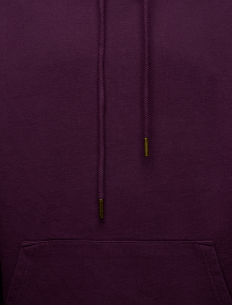 DENIM PANEL HOODIE