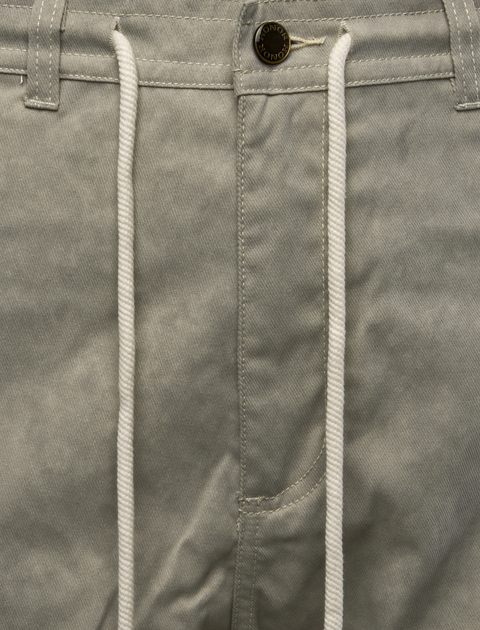 TWILL EMBROIDERED PANT