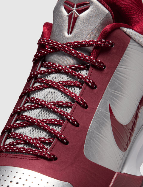 KOBE V PROTRO "METALLIC SILVER/ TEAM RED"