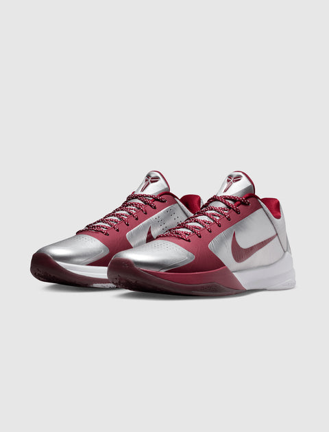 KOBE V PROTRO "METALLIC SILVER/ TEAM RED"