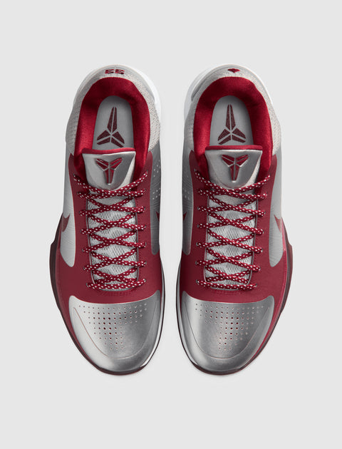 KOBE V PROTRO "METALLIC SILVER/ TEAM RED"