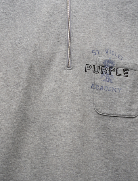 MIDWEIGHT FLEECE HALF ZIP SWEATER