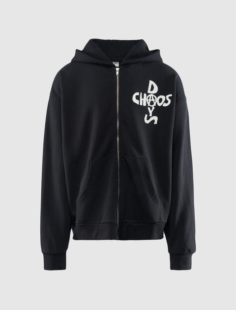 CHAOS DAYS ZIP HOODIE