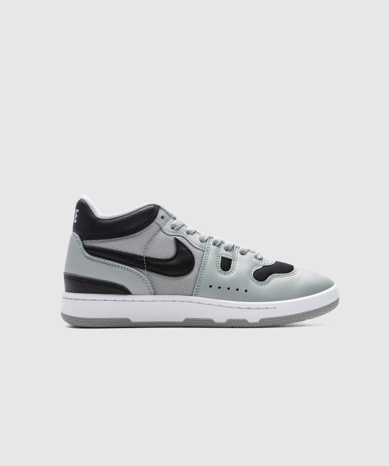 Nike Men\'s Athletic Shoes Light Gray Upper with Black Sole Nike Precision 8 MID Men main image 3