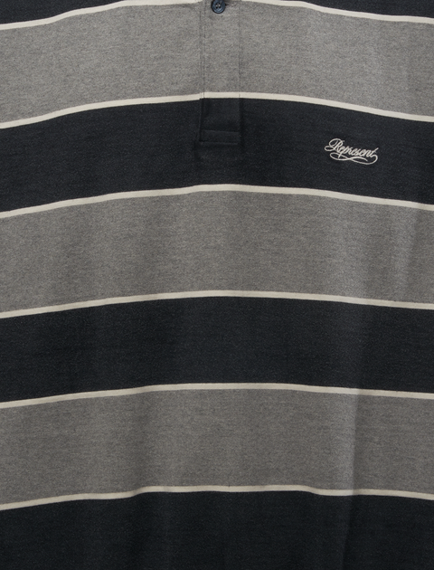 CALIFORNIA STRIPED HENLEY SWEATER