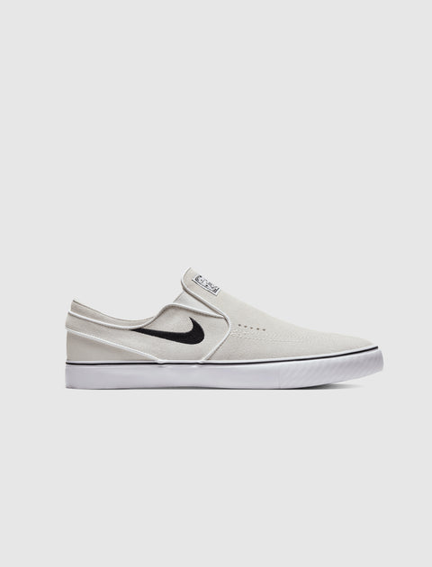 SB JANOSKI+ SLIP "WHITE/BLACK"