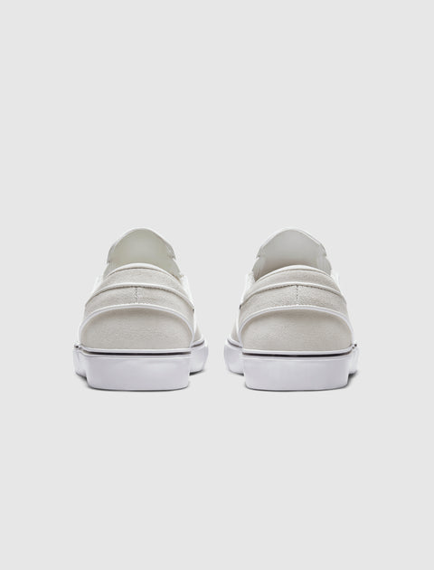 SB JANOSKI+ SLIP "WHITE/BLACK"