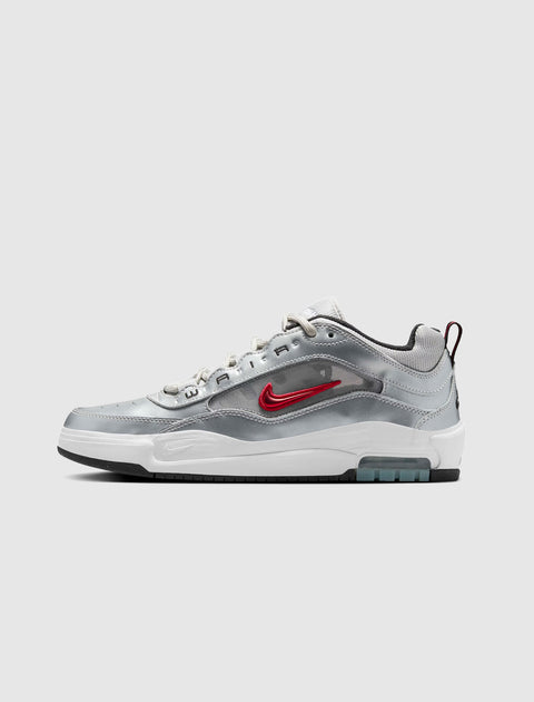 SB AIR MAX ISHOD "METALLIC SILVER/VARSITY RED"