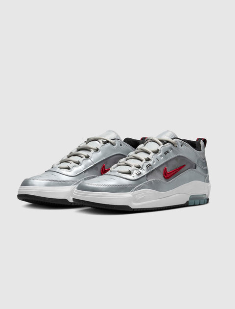 SB AIR MAX ISHOD "METALLIC SILVER/VARSITY RED"