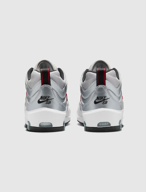 SB AIR MAX ISHOD "METALLIC SILVER/VARSITY RED"