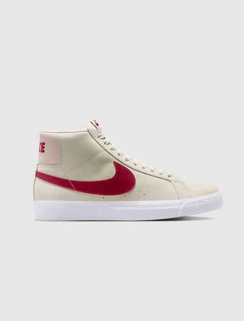 SB BLAZER MID "PALE IVORY/NOBLE RED"