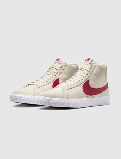 SB BLAZER MID "PALE IVORY/NOBLE RED"