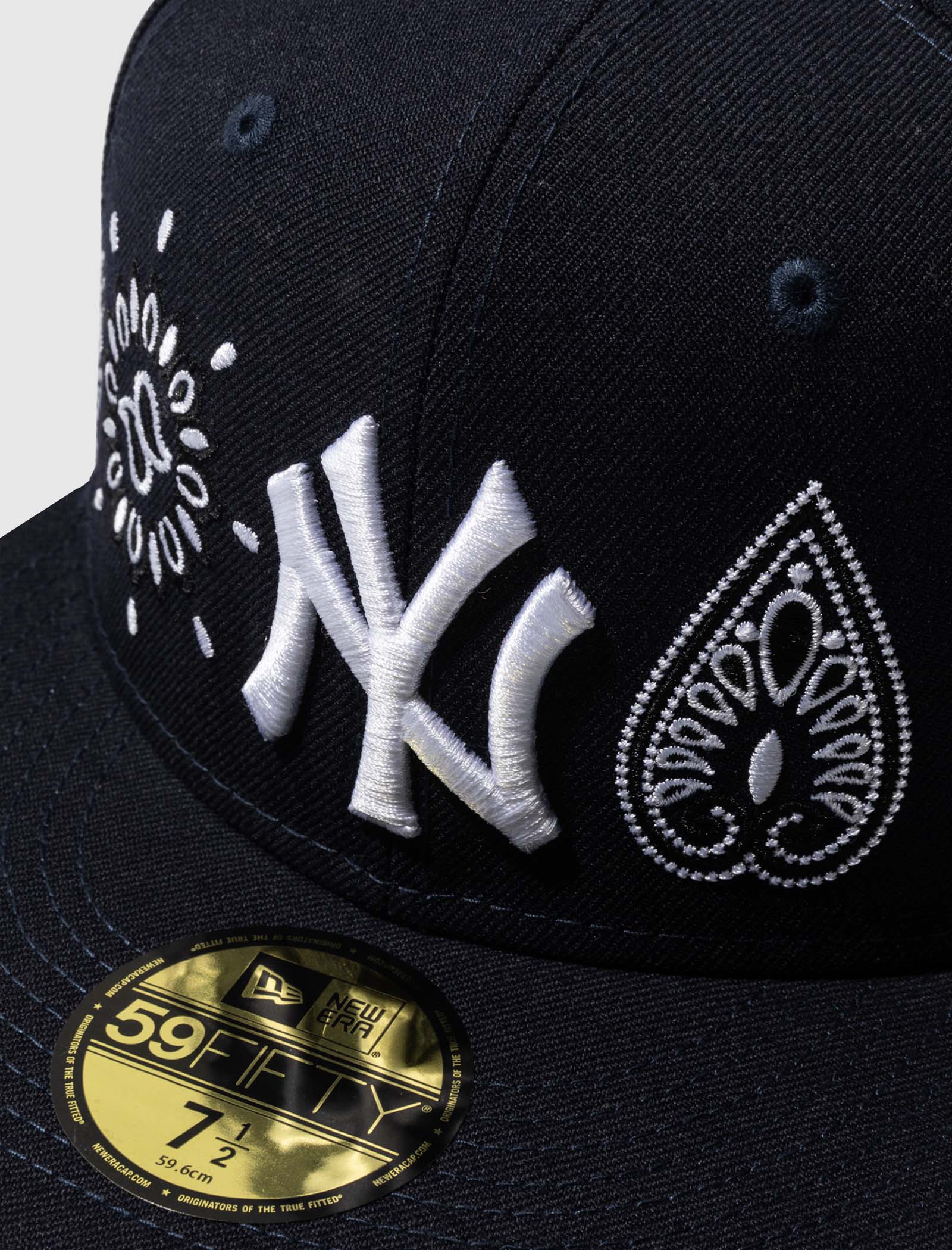 paisley-print fitted cap, NEW ERA CAP