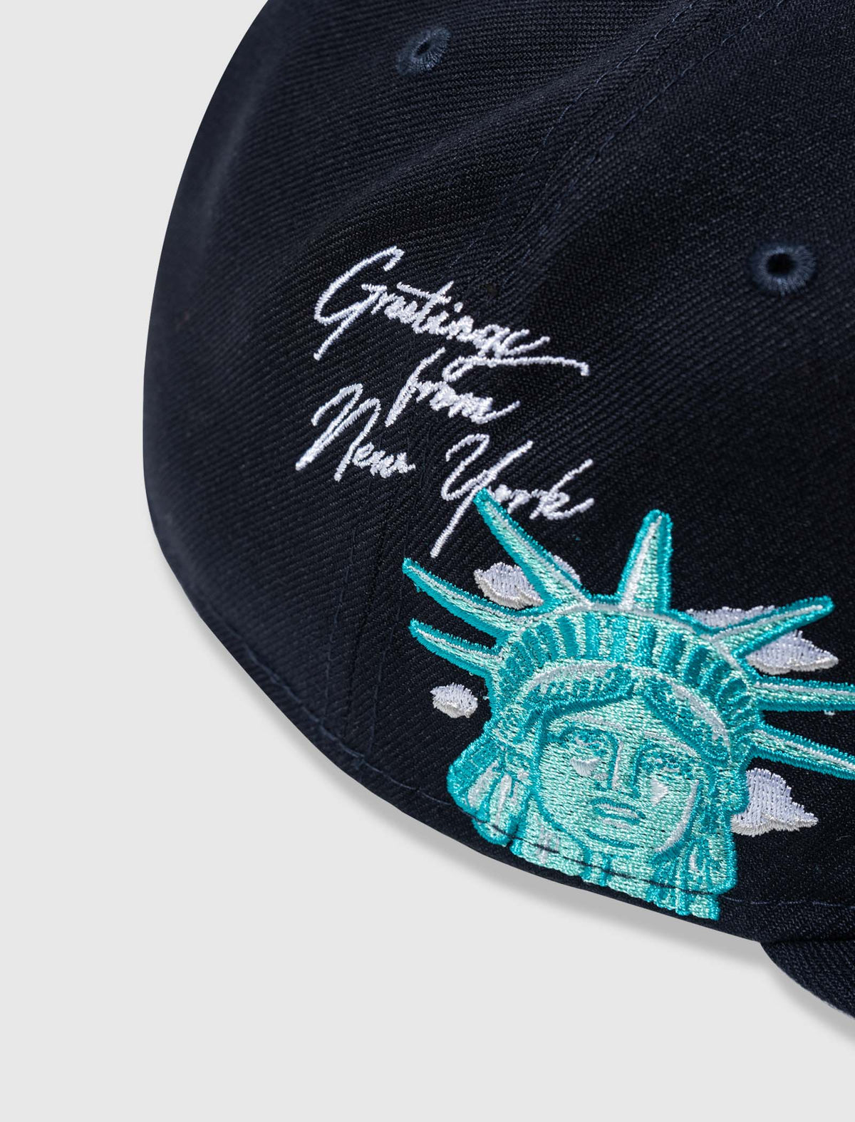 Yankees Cloud Icon New York Yankees Statue Of Liberty Hat Black